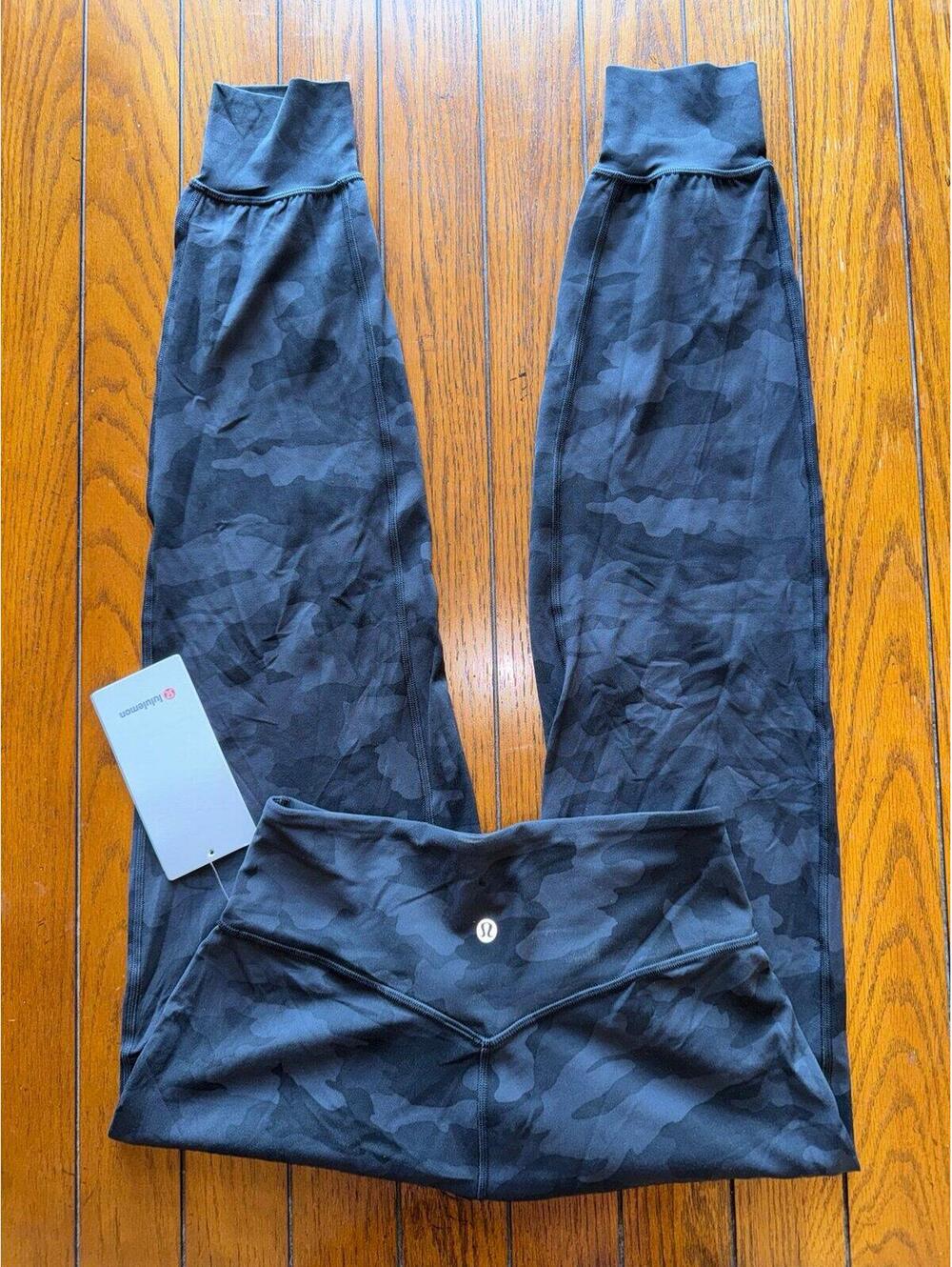 Lululemon Align Jogger High Rise 28” Heritage Camo Black Size 6 NWT
